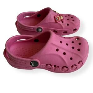 Crocs Girls Pink Baya Clogs
